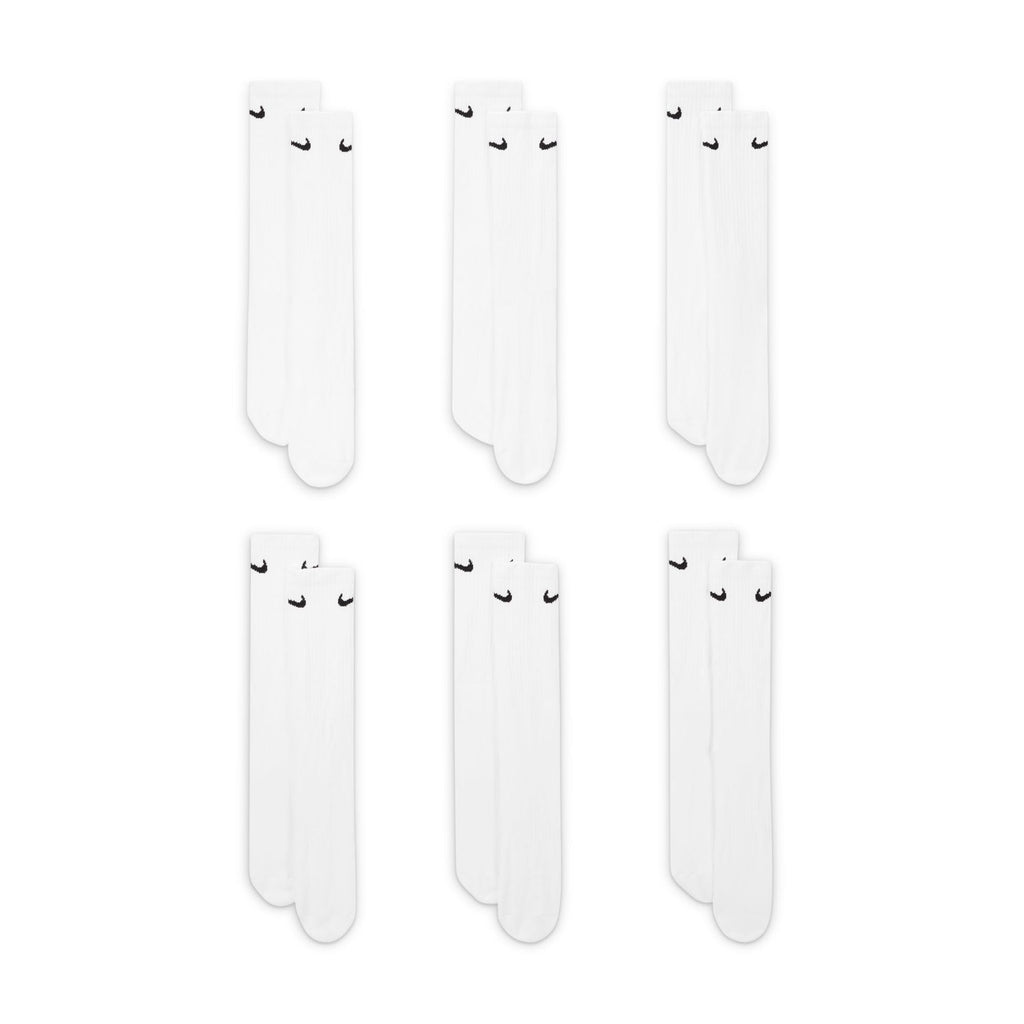 Nike Unisex Adult Everyday Cushioned Training Crew Socks (6-Pack) | Mens and Womens