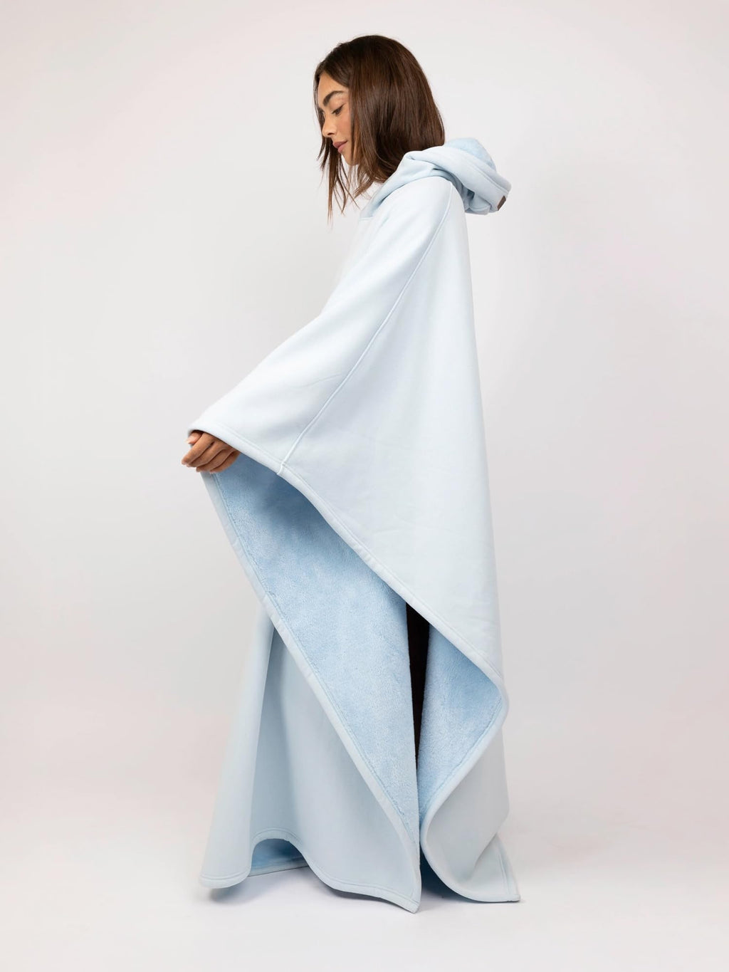 FREE THE SHEEP Eden Hoodie – Oversized Weighted Hoodie Cloak with Ultra-Soft Faux Fur Liner