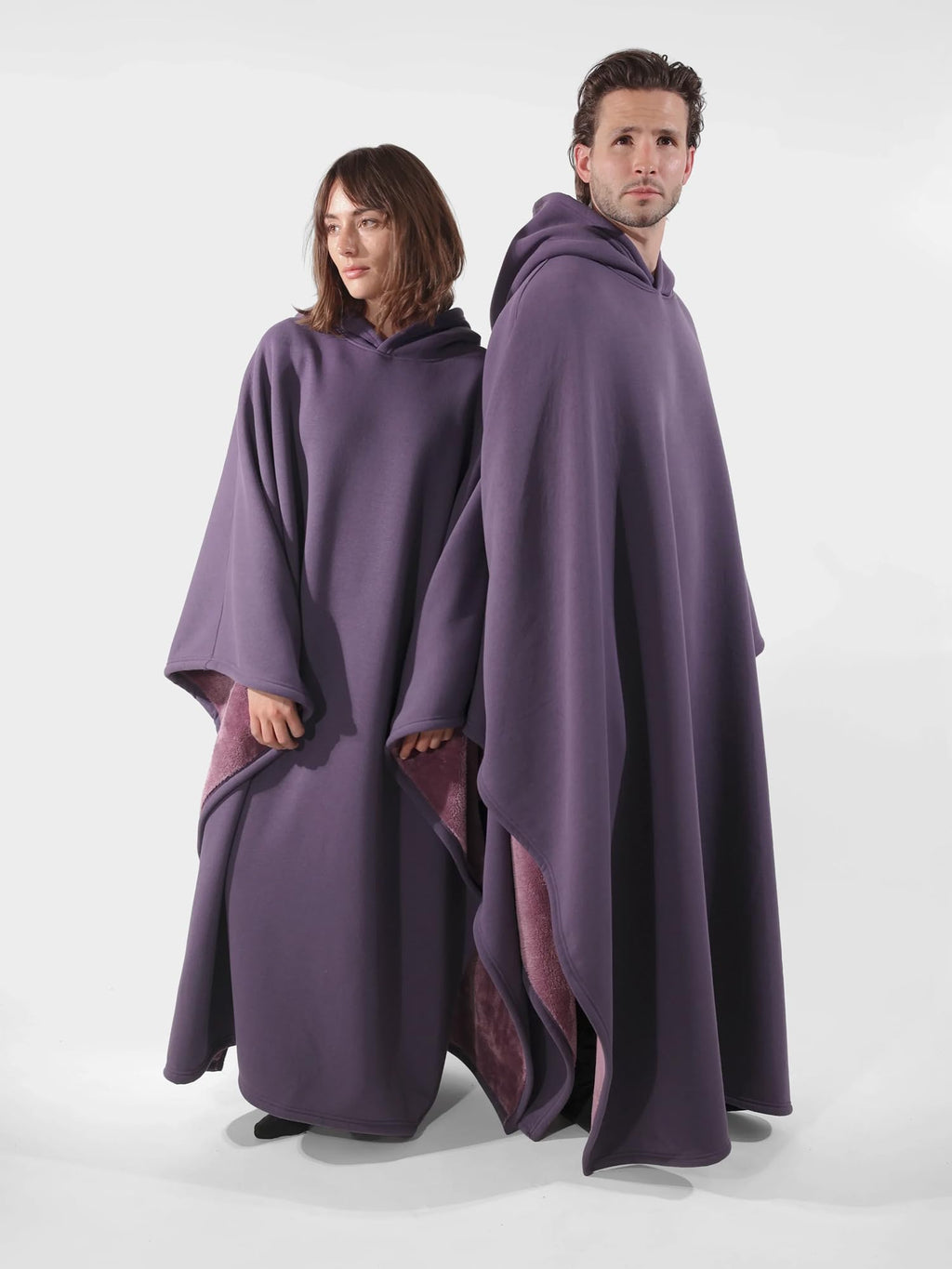 FREE THE SHEEP Eden Hoodie – Oversized Weighted Hoodie Cloak with Ultra-Soft Faux Fur Liner