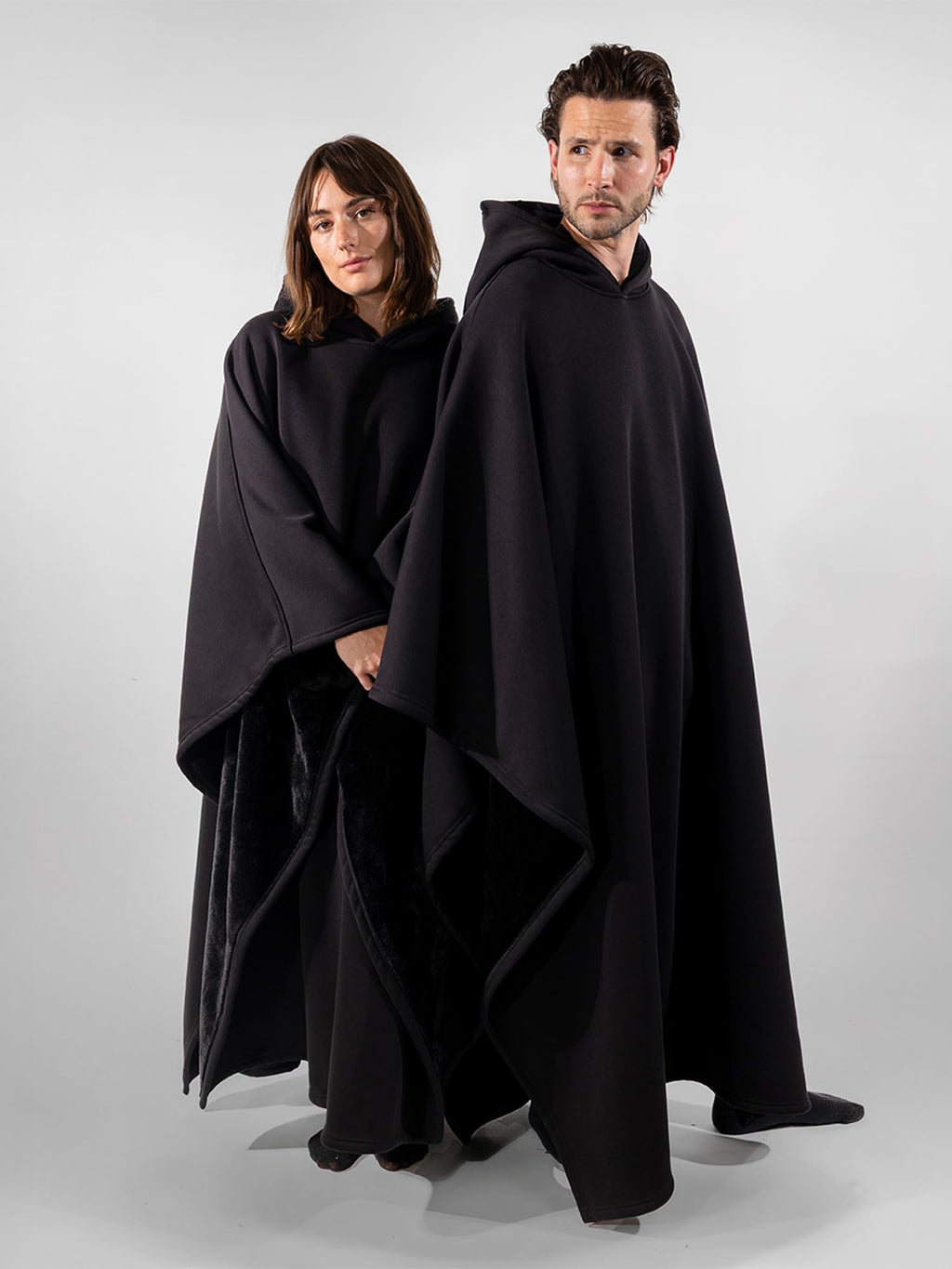 FREE THE SHEEP Eden Hoodie – Oversized Weighted Hoodie Cloak with Ultra-Soft Faux Fur Liner