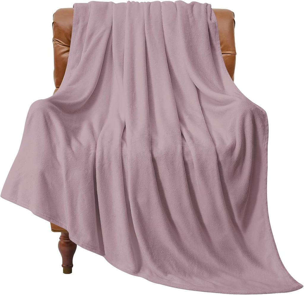 BEDELITE Fleece Blanket Black Throw Blankets for Couch & Bed, Luxury Plush Cozy Fuzzy Blanket 50x60 inches, Super Soft Warm Lightweight Throw Blanket for Travel Camping