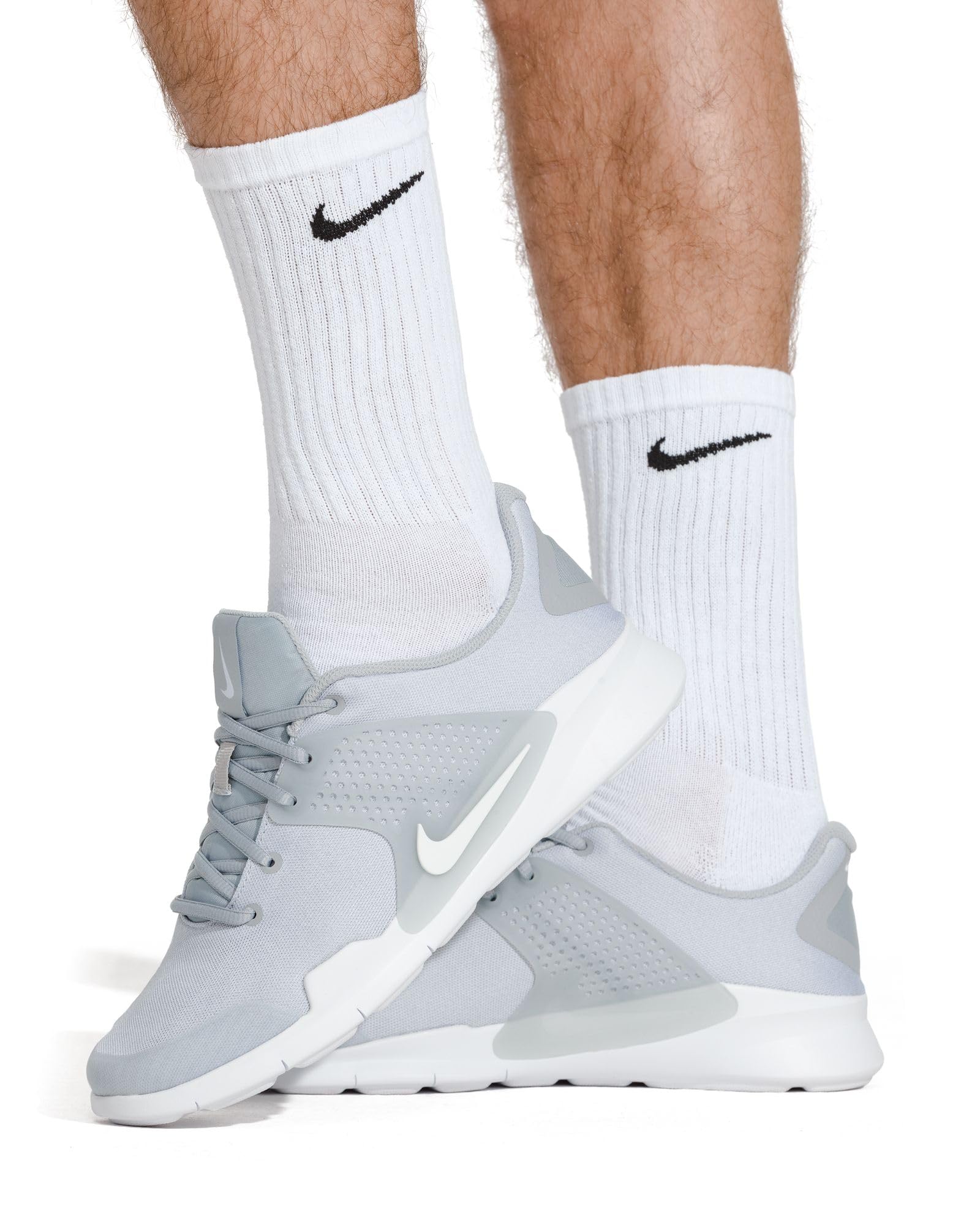 Nike Unisex Adult Everyday Cushioned Training Crew Socks (6-Pack) | Mens and Womens
