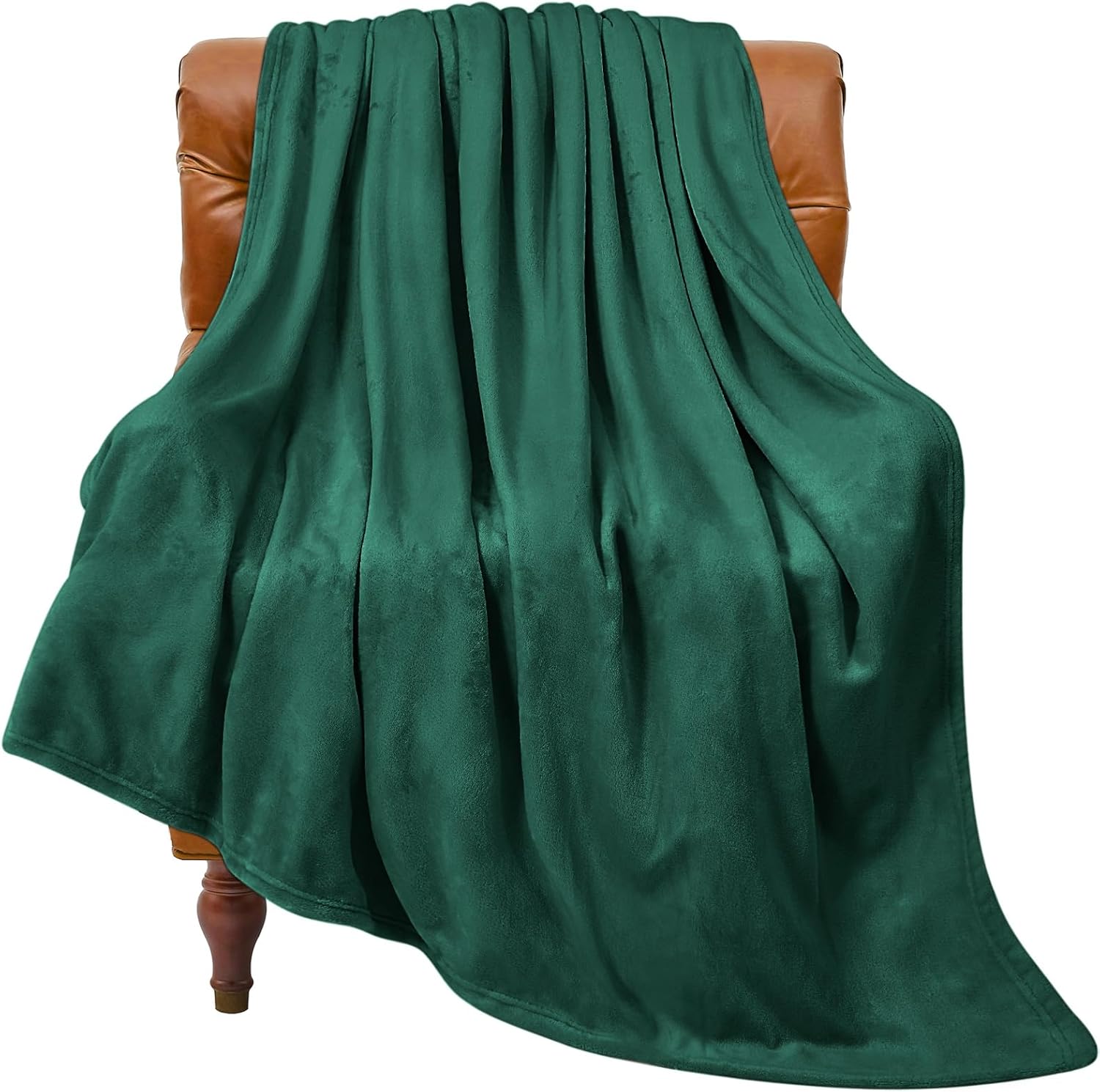 BEDELITE Fleece Blanket Black Throw Blankets for Couch & Bed, Luxury Plush Cozy Fuzzy Blanket 50x60 inches, Super Soft Warm Lightweight Throw Blanket for Travel Camping