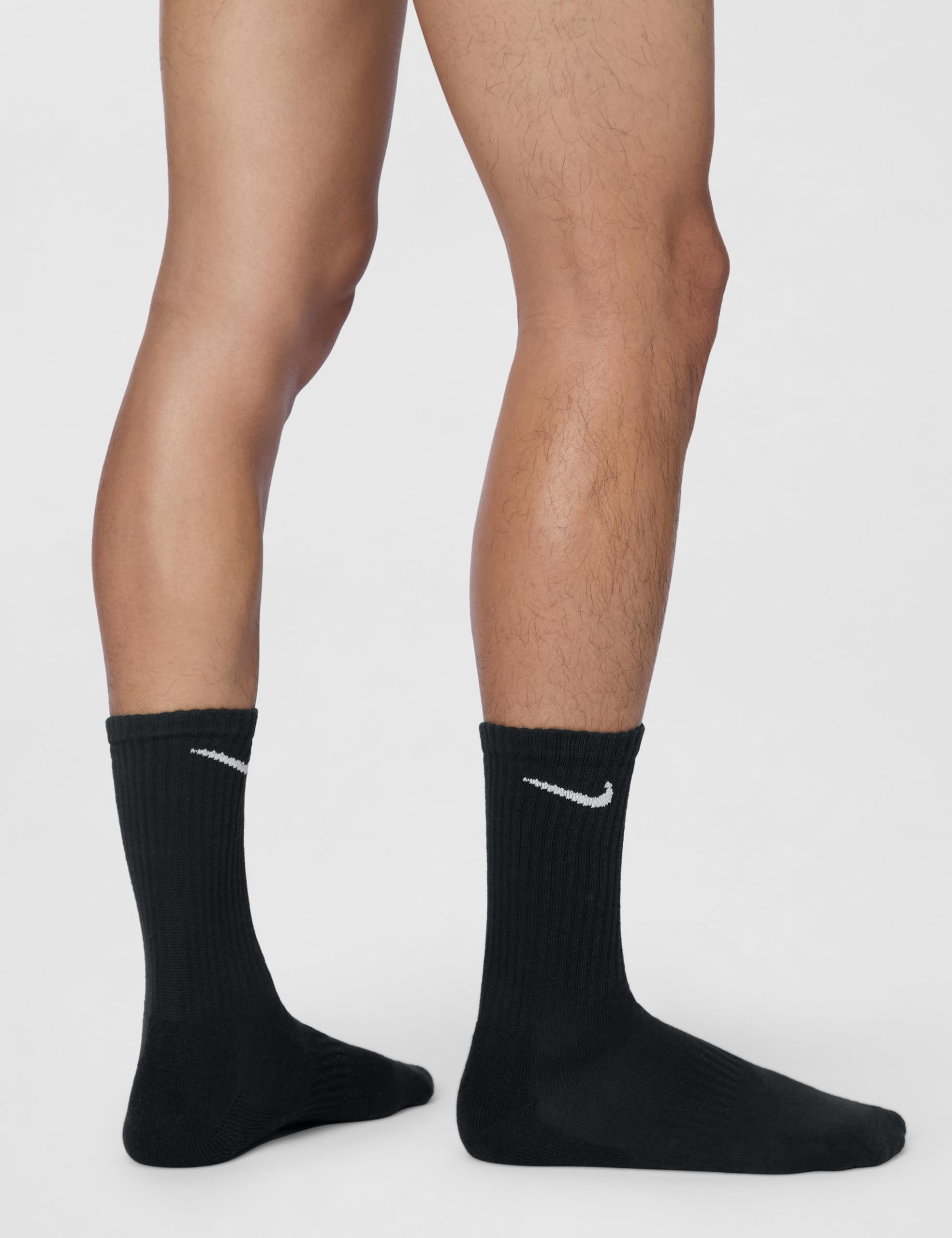 Nike Unisex Adult Everyday Cushioned Training Crew Socks (6-Pack) | Mens and Womens