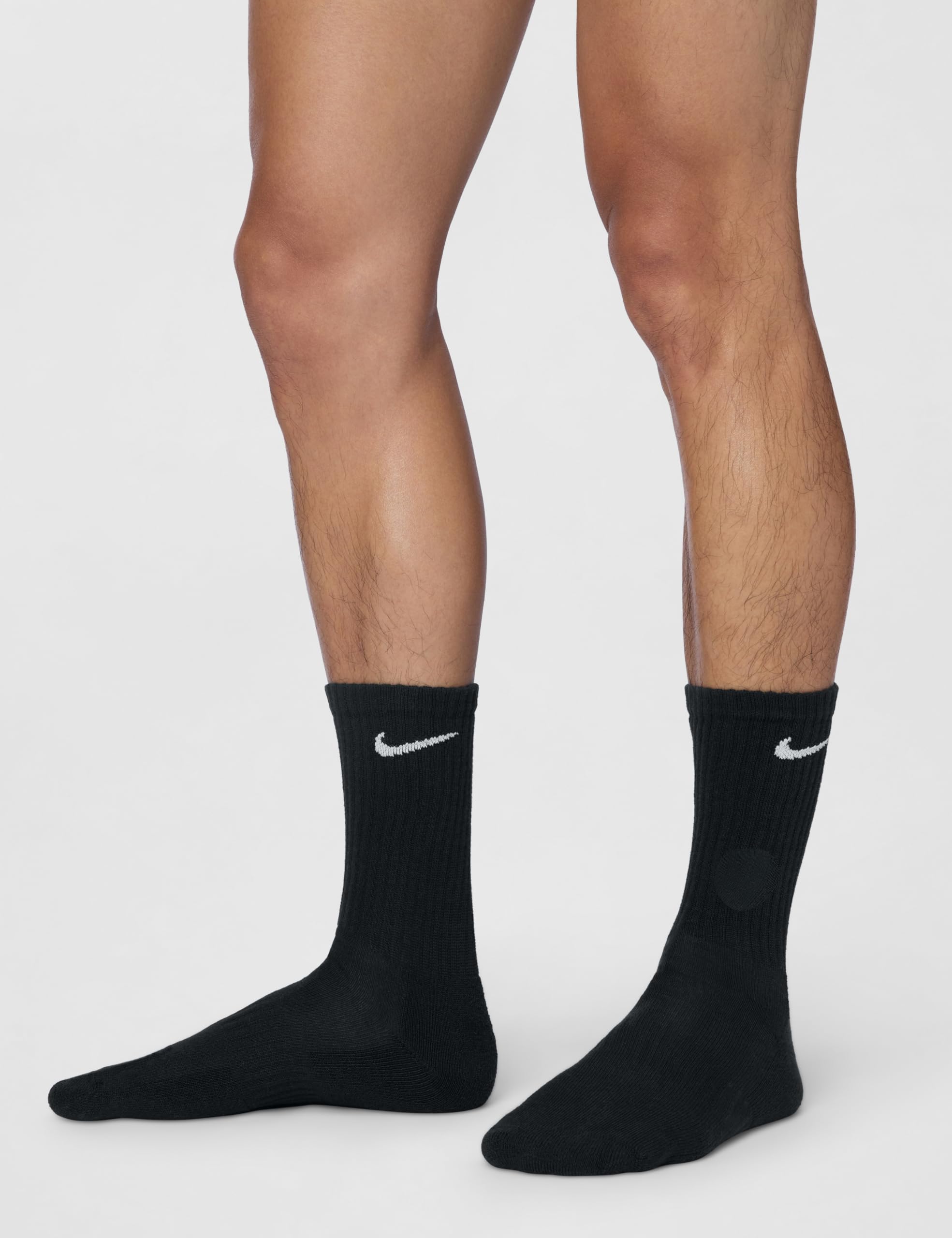 Nike Unisex Adult Everyday Cushioned Training Crew Socks (6-Pack) | Mens and Womens