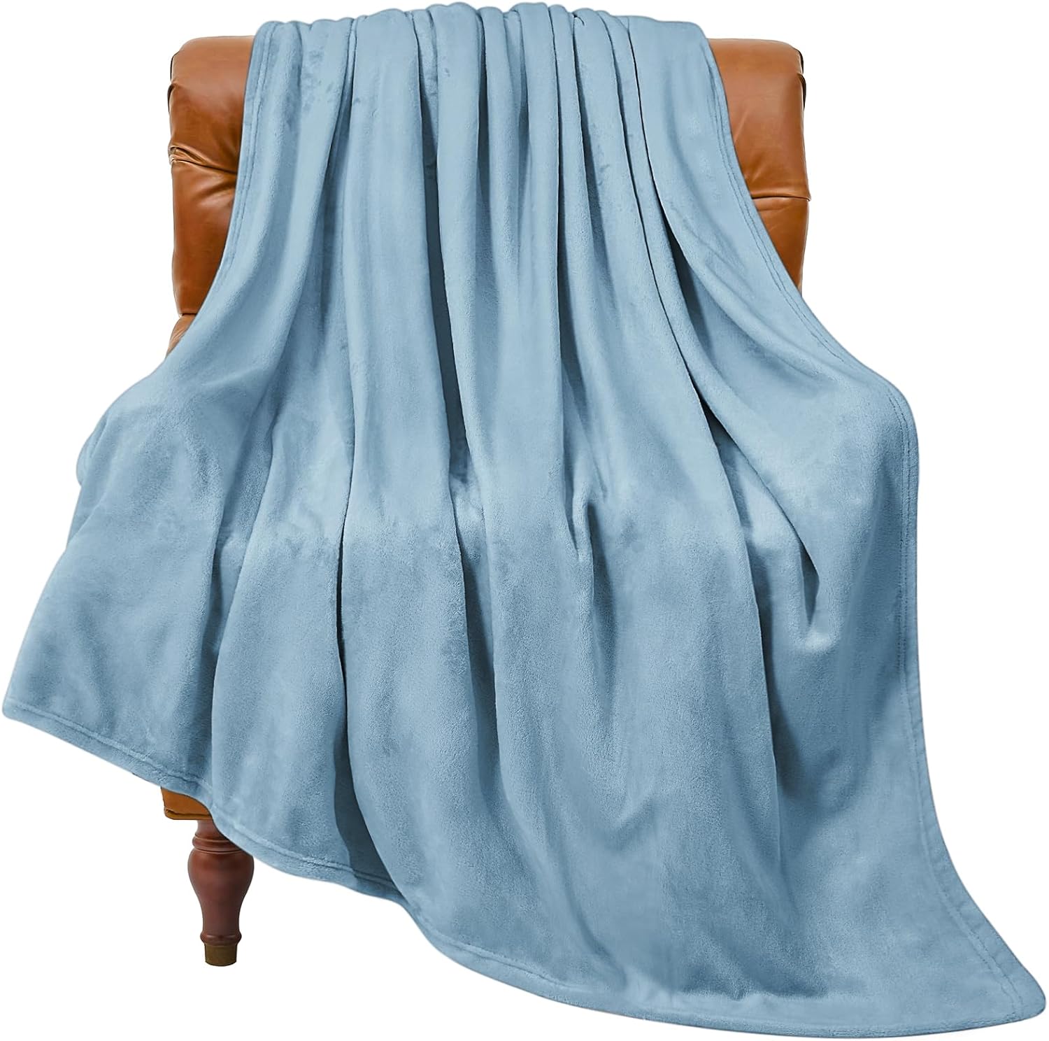 BEDELITE Fleece Blanket Black Throw Blankets for Couch & Bed, Luxury Plush Cozy Fuzzy Blanket 50x60 inches, Super Soft Warm Lightweight Throw Blanket for Travel Camping