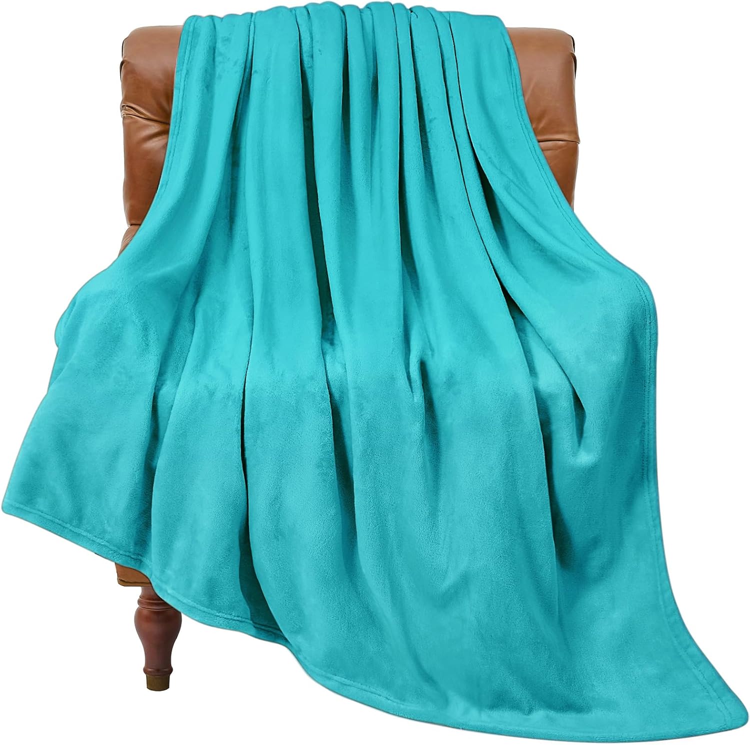 BEDELITE Fleece Blanket Black Throw Blankets for Couch & Bed, Luxury Plush Cozy Fuzzy Blanket 50x60 inches, Super Soft Warm Lightweight Throw Blanket for Travel Camping