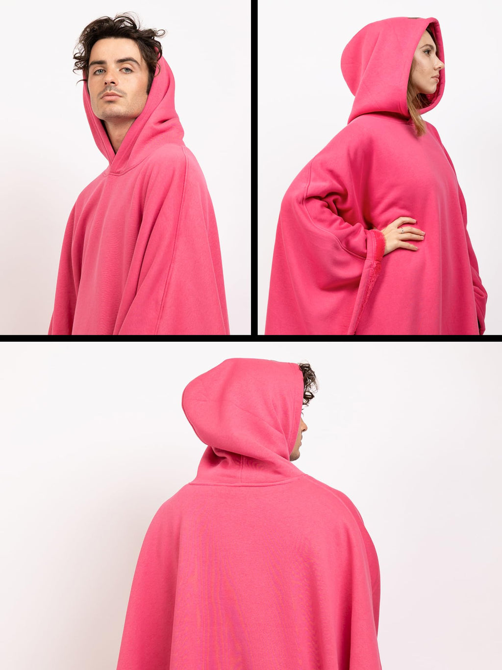 FREE THE SHEEP Eden Hoodie – Oversized Weighted Hoodie Cloak with Ultra-Soft Faux Fur Liner