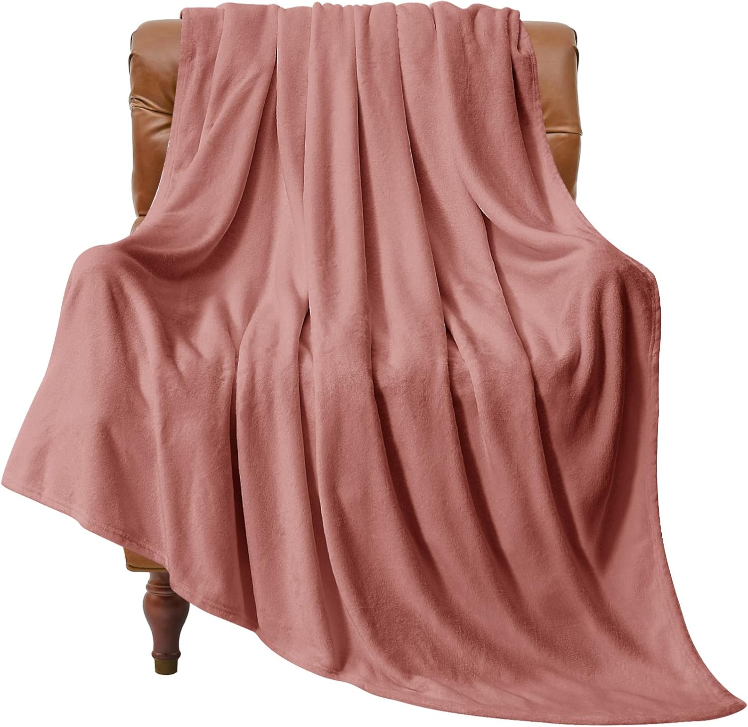 BEDELITE Fleece Blanket Black Throw Blankets for Couch & Bed, Luxury Plush Cozy Fuzzy Blanket 50x60 inches, Super Soft Warm Lightweight Throw Blanket for Travel Camping