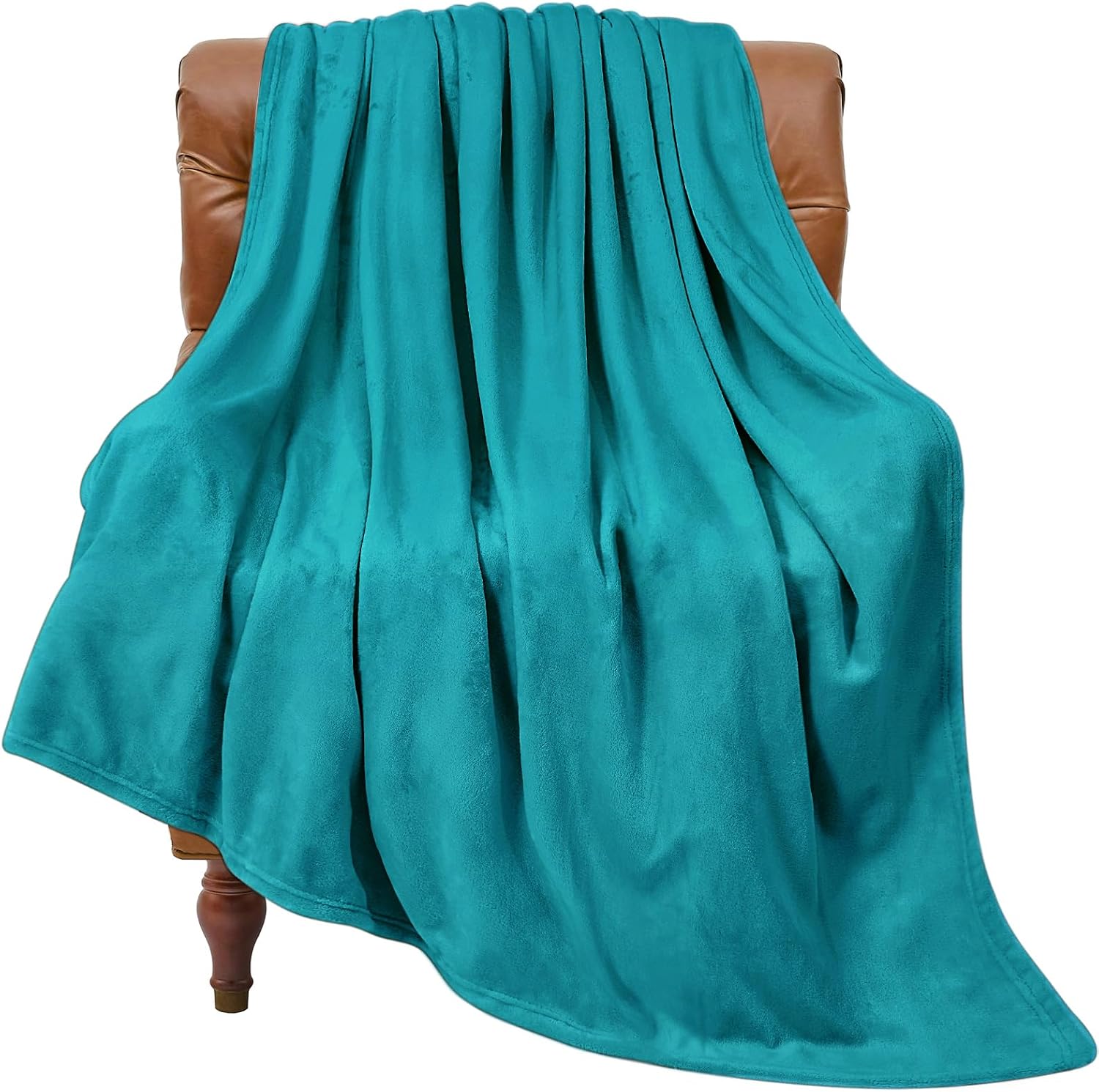 BEDELITE Fleece Blanket Black Throw Blankets for Couch & Bed, Luxury Plush Cozy Fuzzy Blanket 50x60 inches, Super Soft Warm Lightweight Throw Blanket for Travel Camping