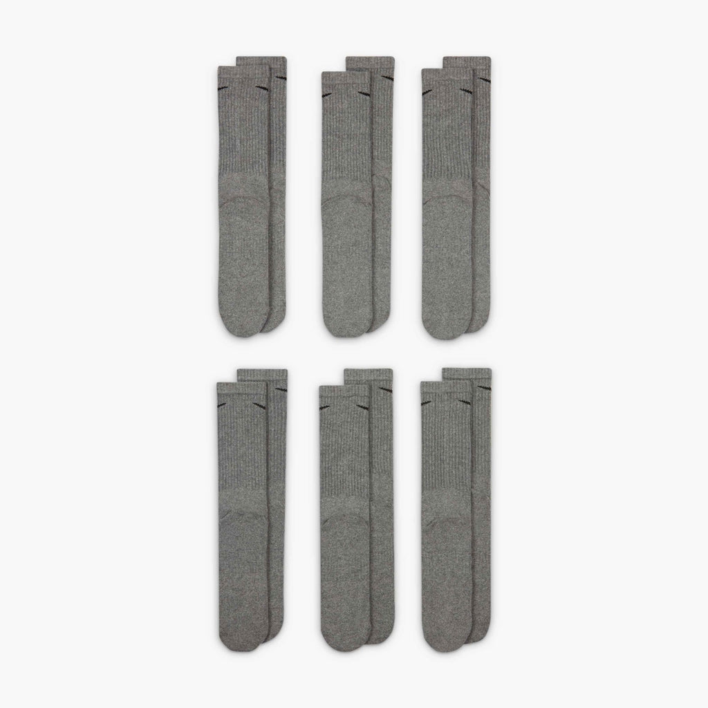 Nike Unisex Adult Everyday Cushioned Training Crew Socks (6-Pack) | Mens and Womens