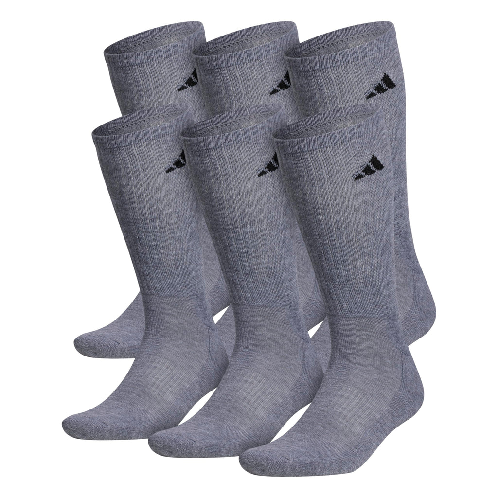adidas Men's Athletic Cushioned Crew Socks (6 Pairs) Durable & Comfortable